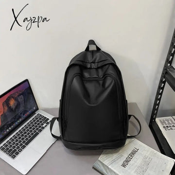 Xajzpa - Fashion Women Backpack High Quality Female Soft Pu Leather Preppy School Bag For Teenage